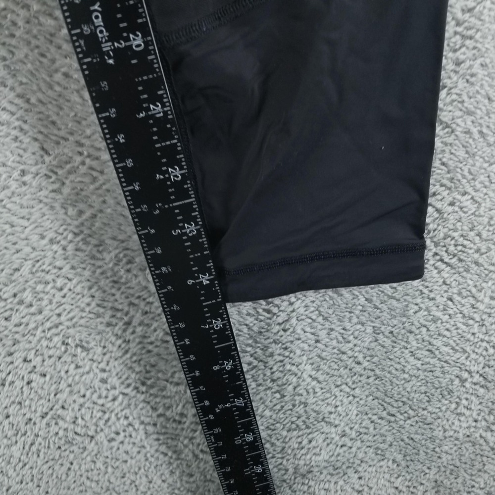 Lululemon Leggings Womens 6 Black Fresh in Mesh Tight Cropped Gym Yoga‎ Workout - Picture 7 of 9